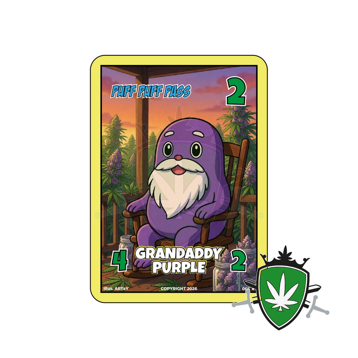 Canna Card - #066 Grandaddy Purple