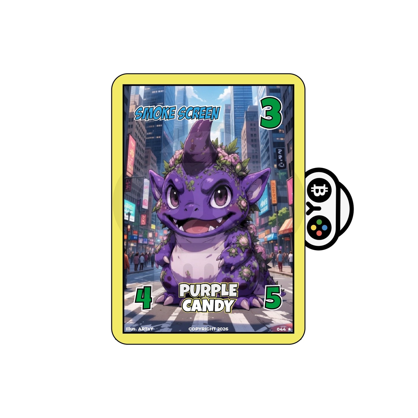 Canna Card - #044 Purple Candy