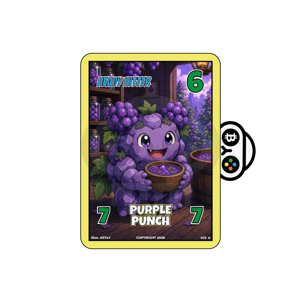 Canna Card - #072 Purple Punch