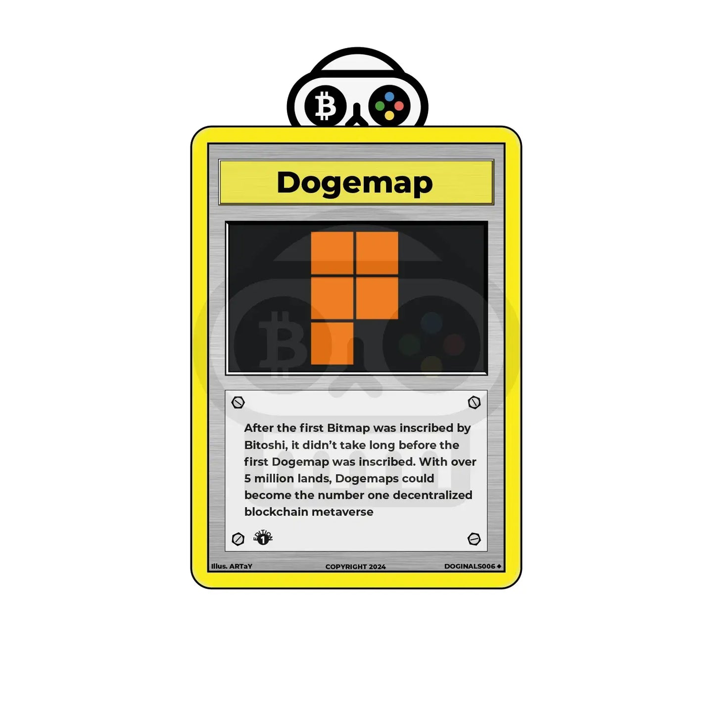 Crypto Card Dogecoin - #006 Dogemap