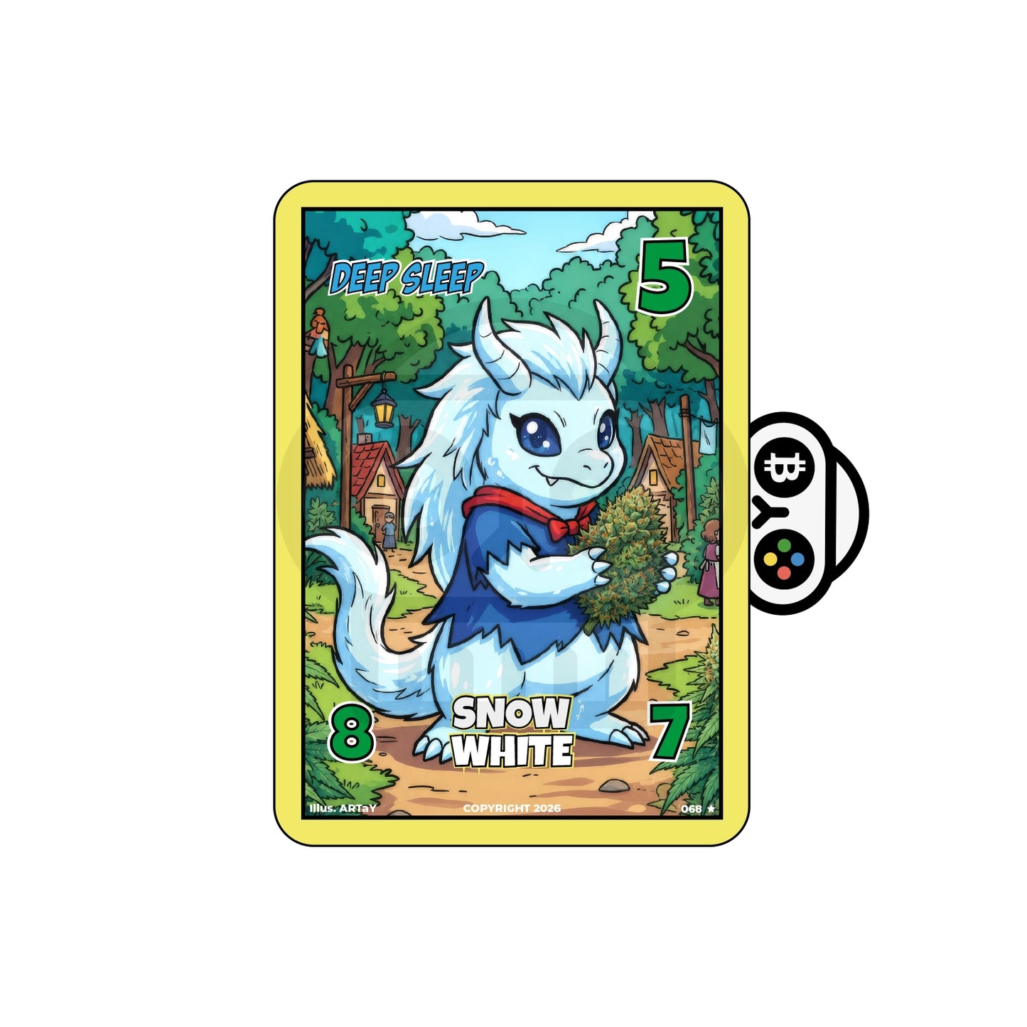 Canna Card - #068 Snow White