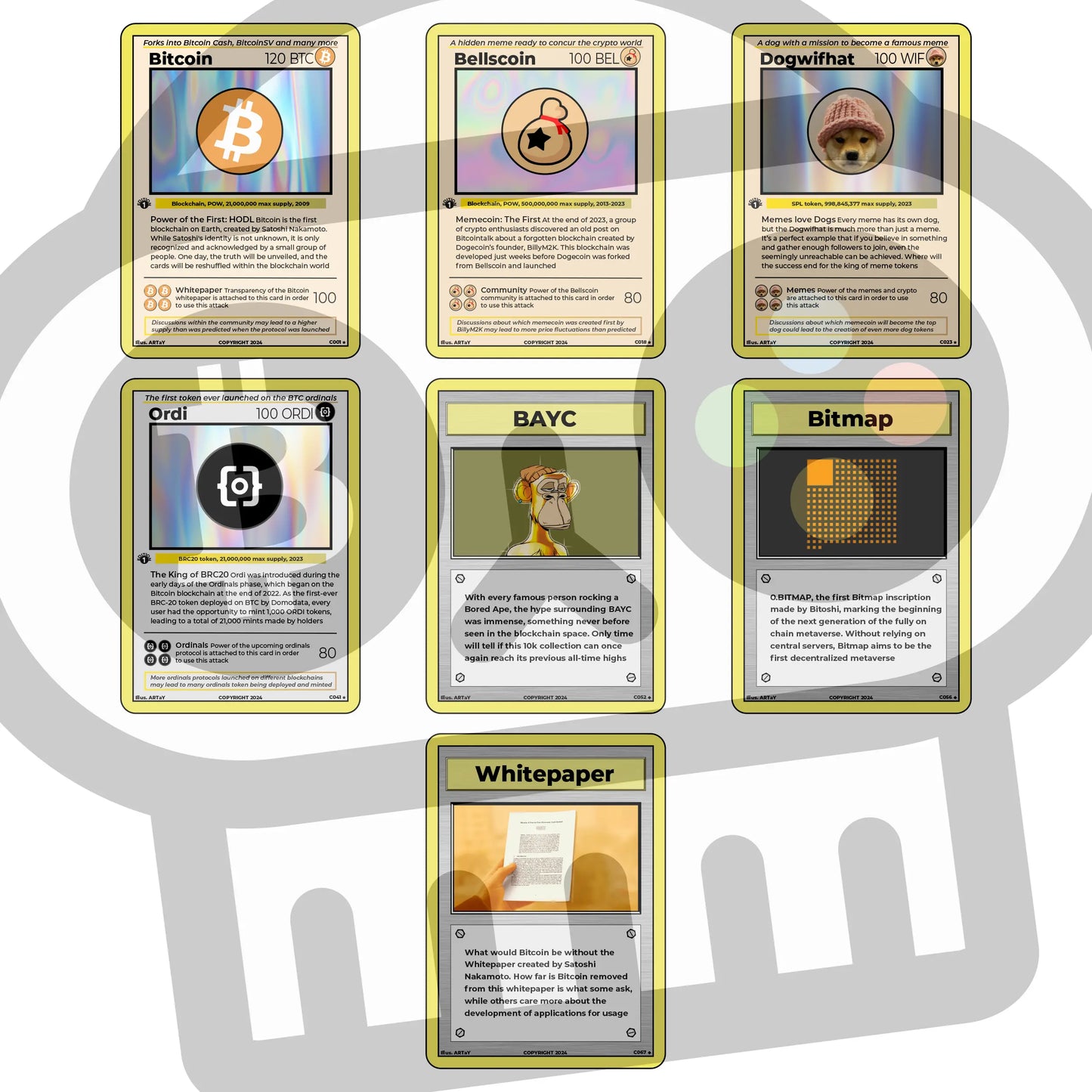 Crypto Cards - Pack #001 (1st Edition)