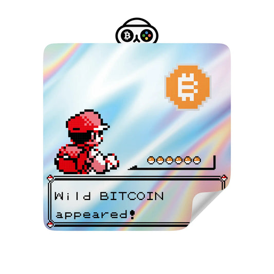 Bitcoin Sticker - Catch 'm all