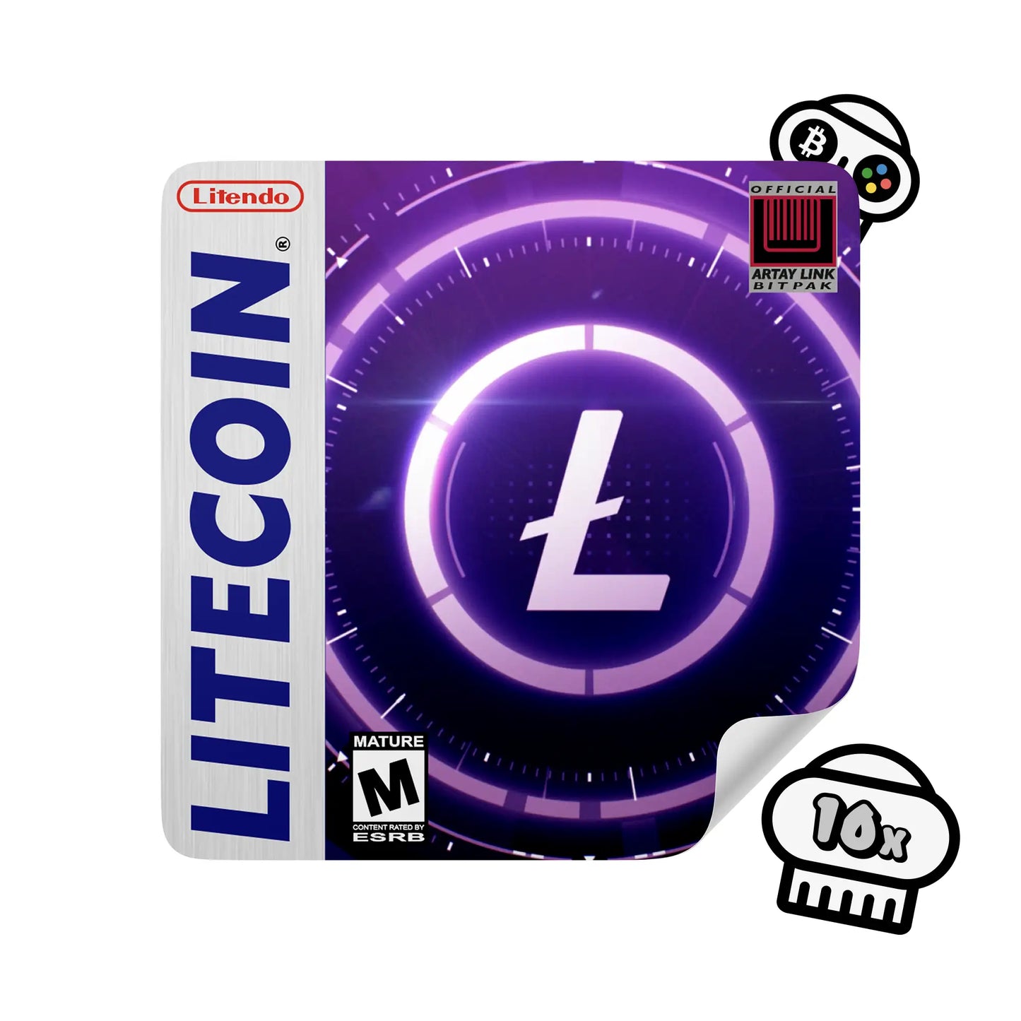 Litecoin Sticker - Game Cover