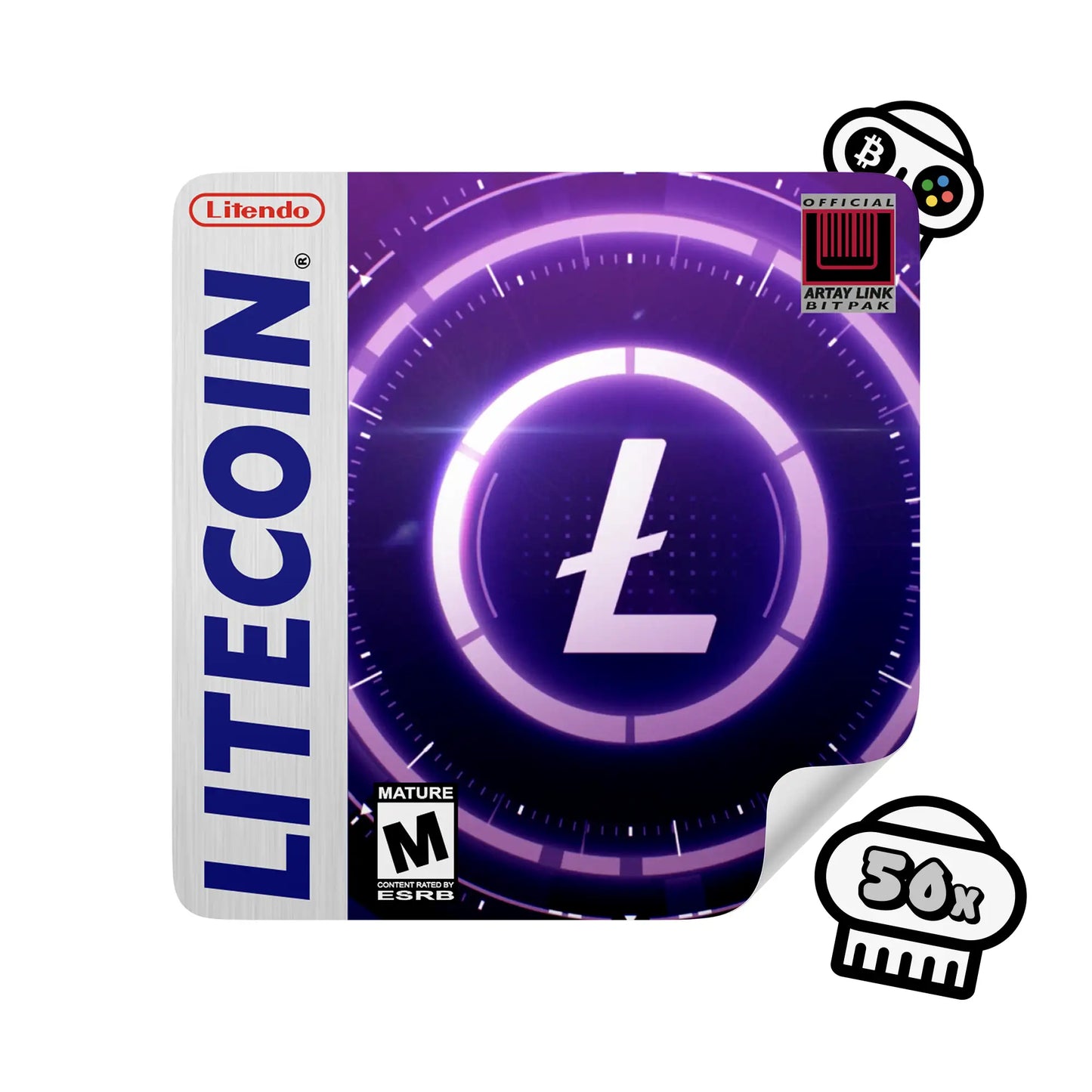 Litecoin Sticker - Game Cover