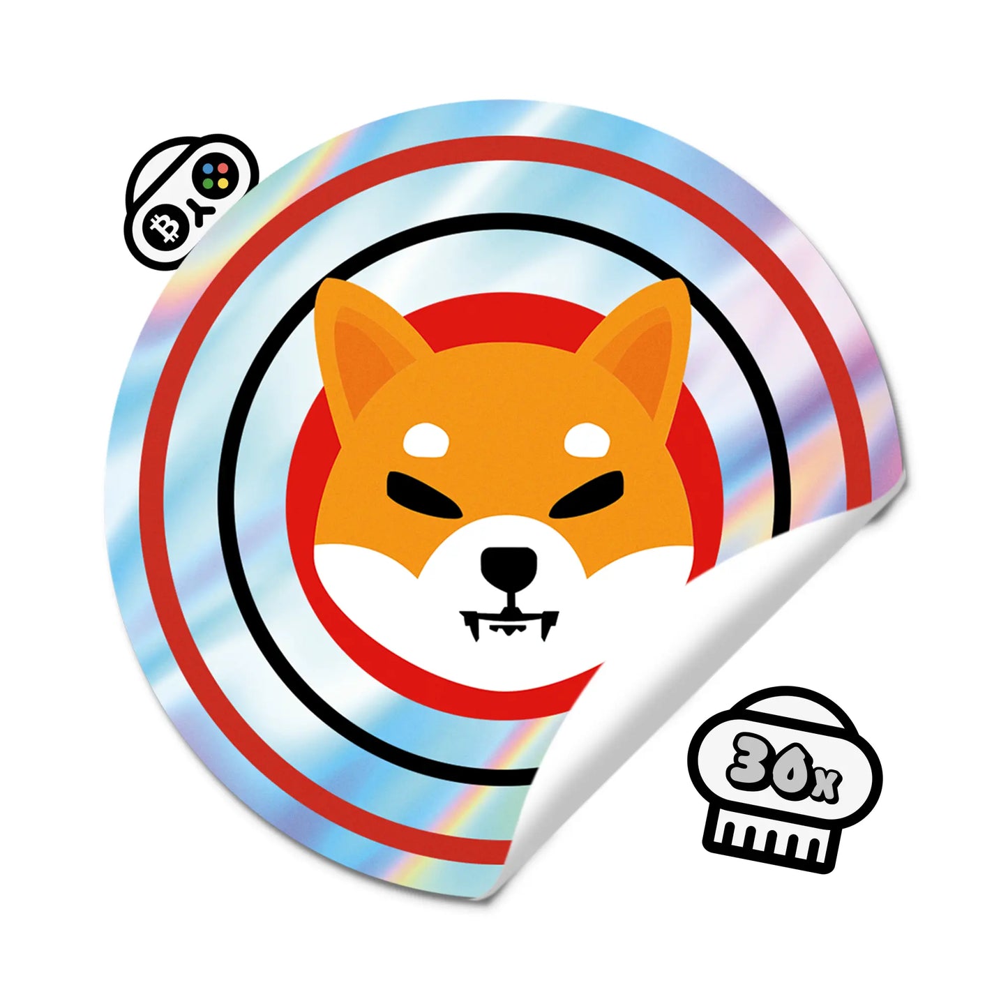 Shiba Inu Sticker - Logo