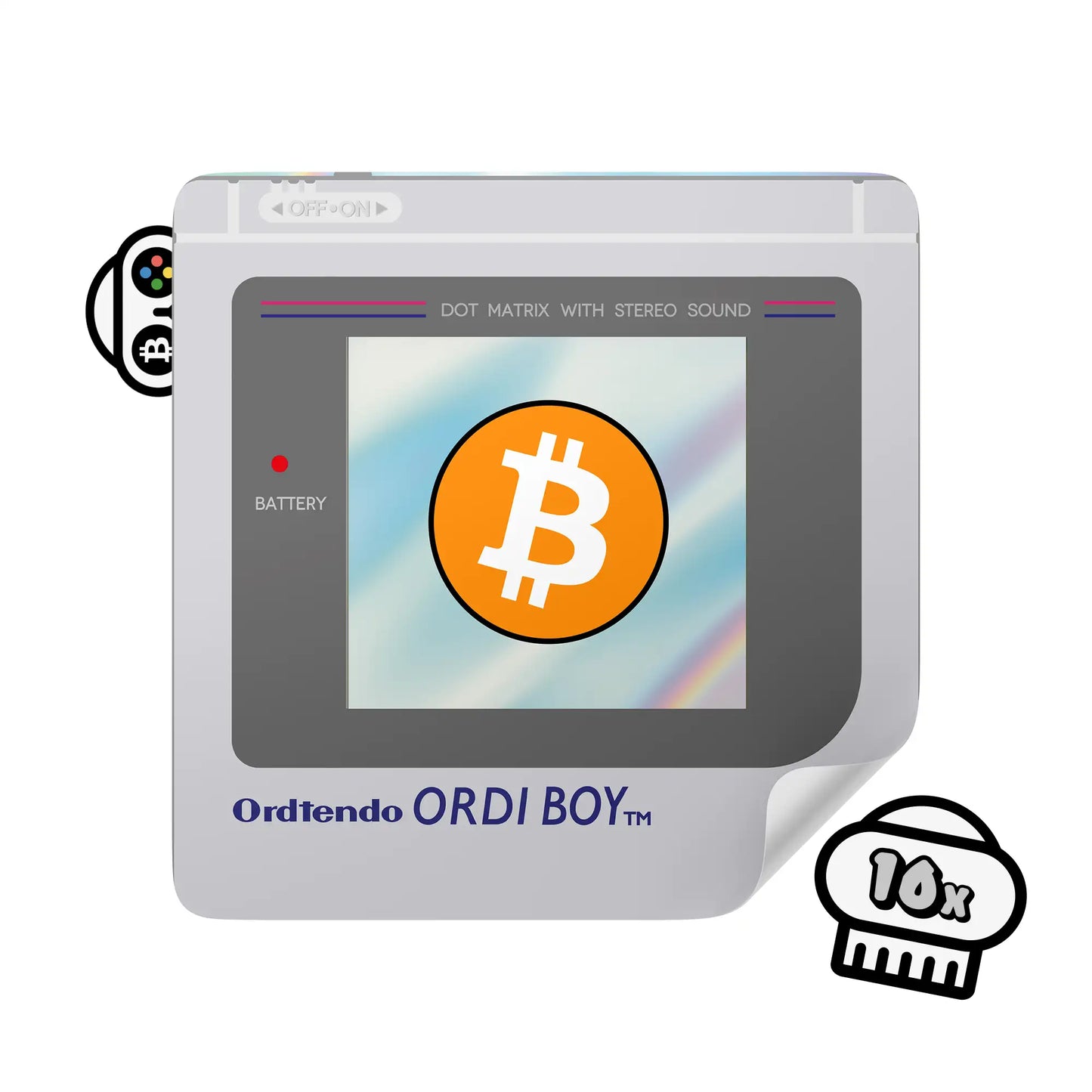 Bitcoin Sticker - ORDI Boy