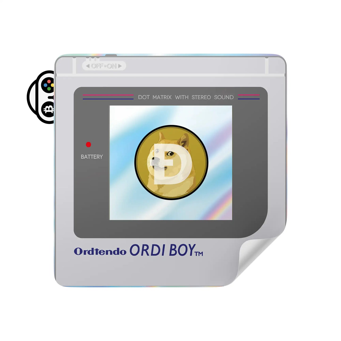 Dogecoin Sticker - ORDI Boy